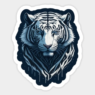 white tiger Sticker